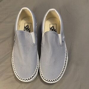 Vans Light Gray Slip-On Shoes